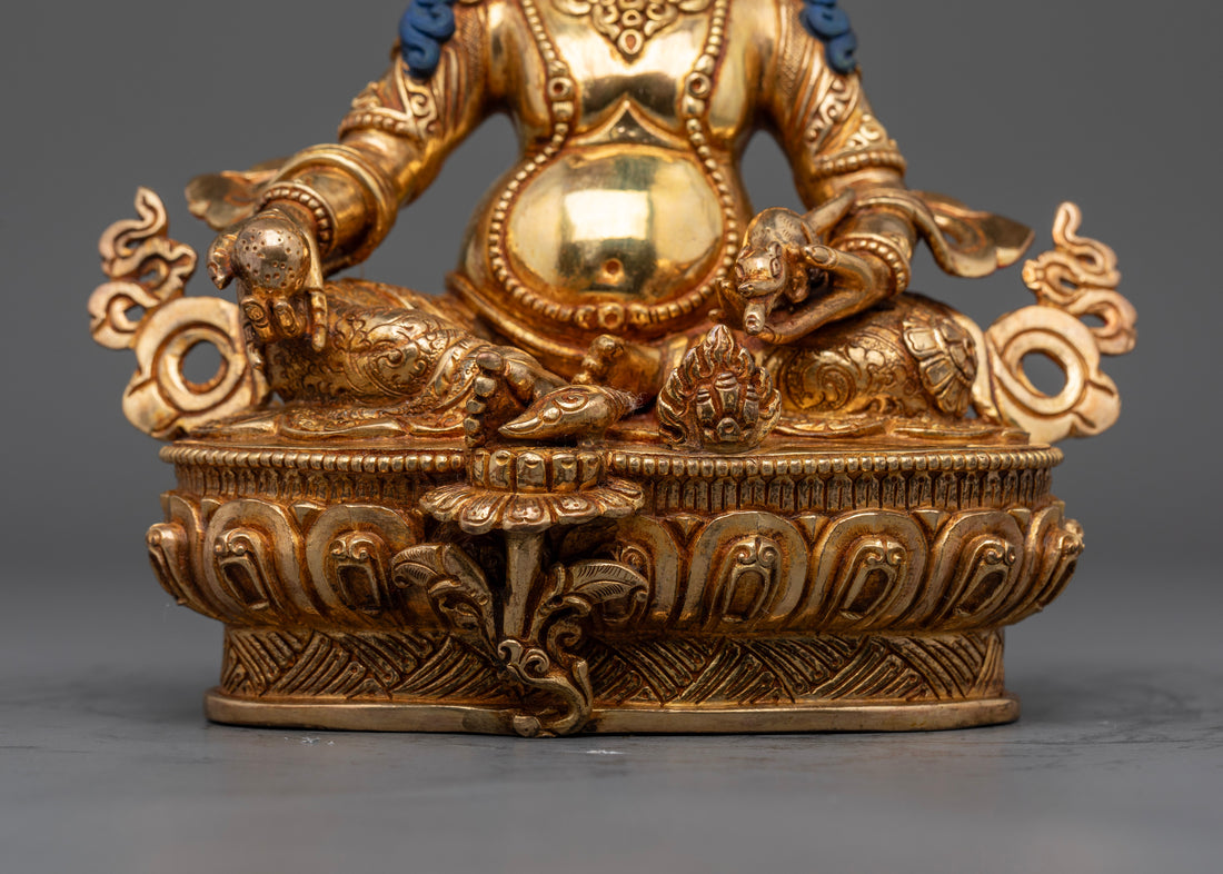 Dzambhala Wealth Statue: Tibetan Craftsmanship & Spiritual Energy