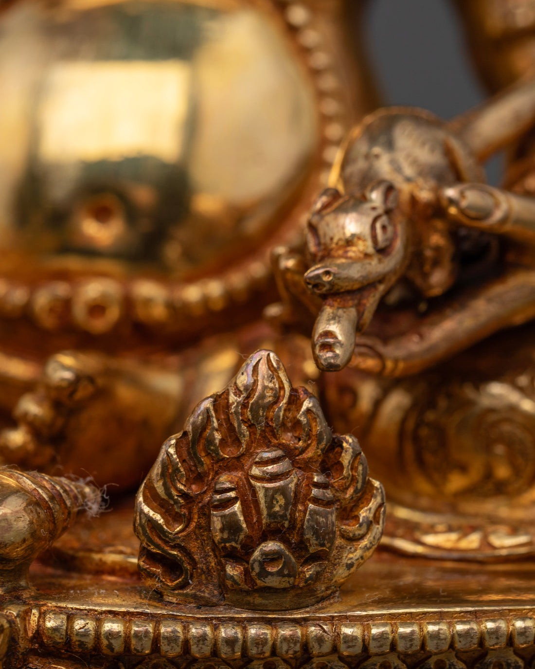 Dzambhala Wealth Statue: Tibetan Craftsmanship & Spiritual Energy