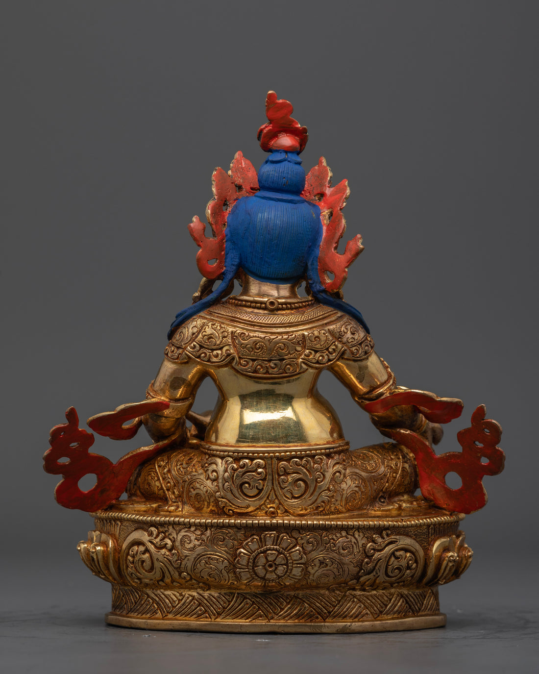 Dzambhala Wealth Statue: Tibetan Craftsmanship & Spiritual Energy