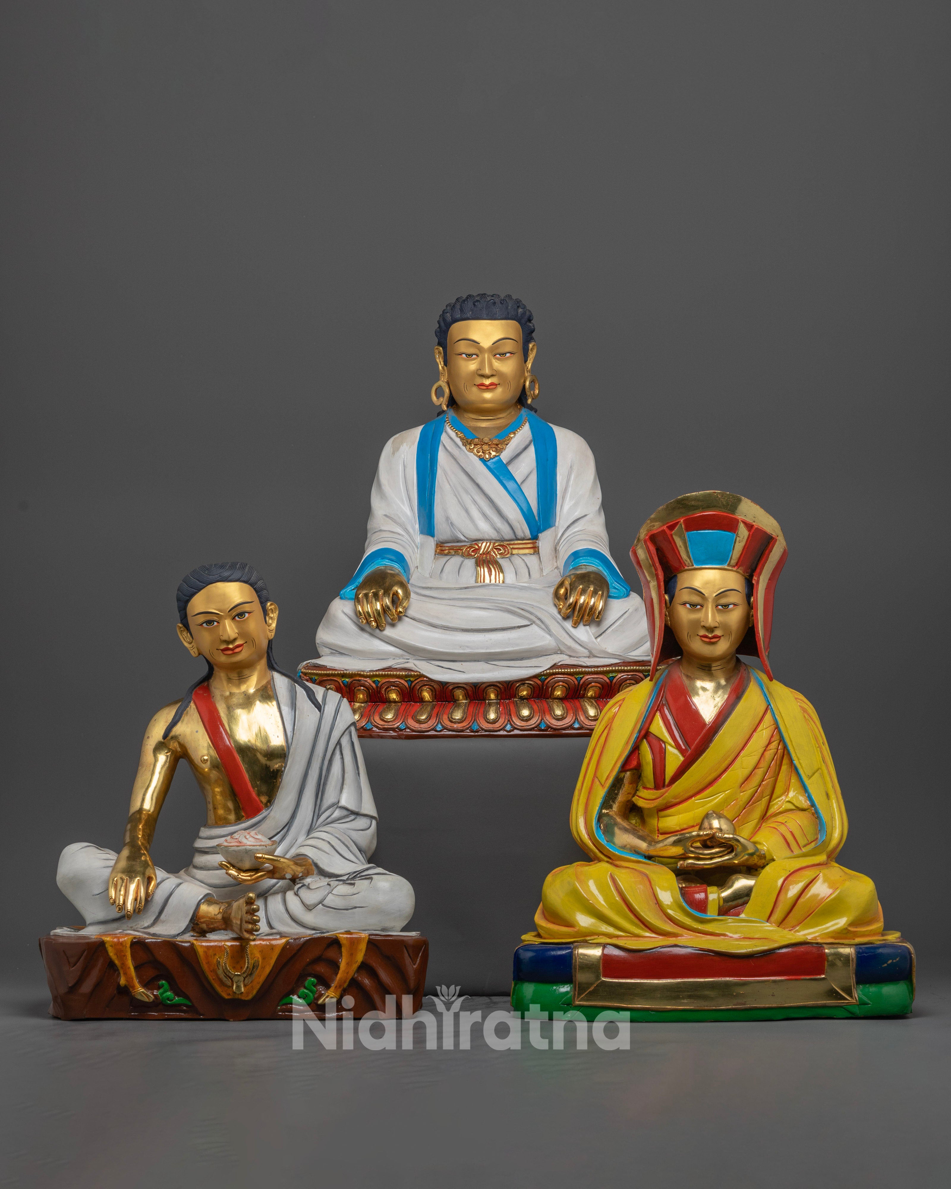 Marpha Set: Divine Statues of Tibetan Deities