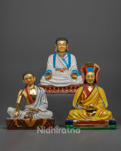 Marpha Set: Divine Statues of Tibetan Deities
