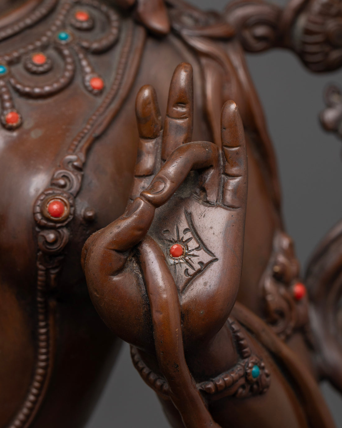 Oxidized Green Tara Statue for Sale | Powerful Symbol of Protection