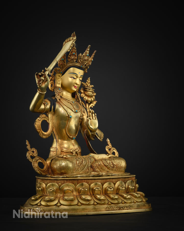 Masterpiece Manjushri Statue: Wisdom & Enlightenment