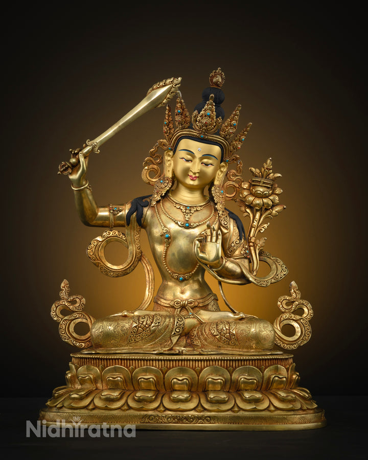 Masterpiece Manjushri Statue: Wisdom & Enlightenment