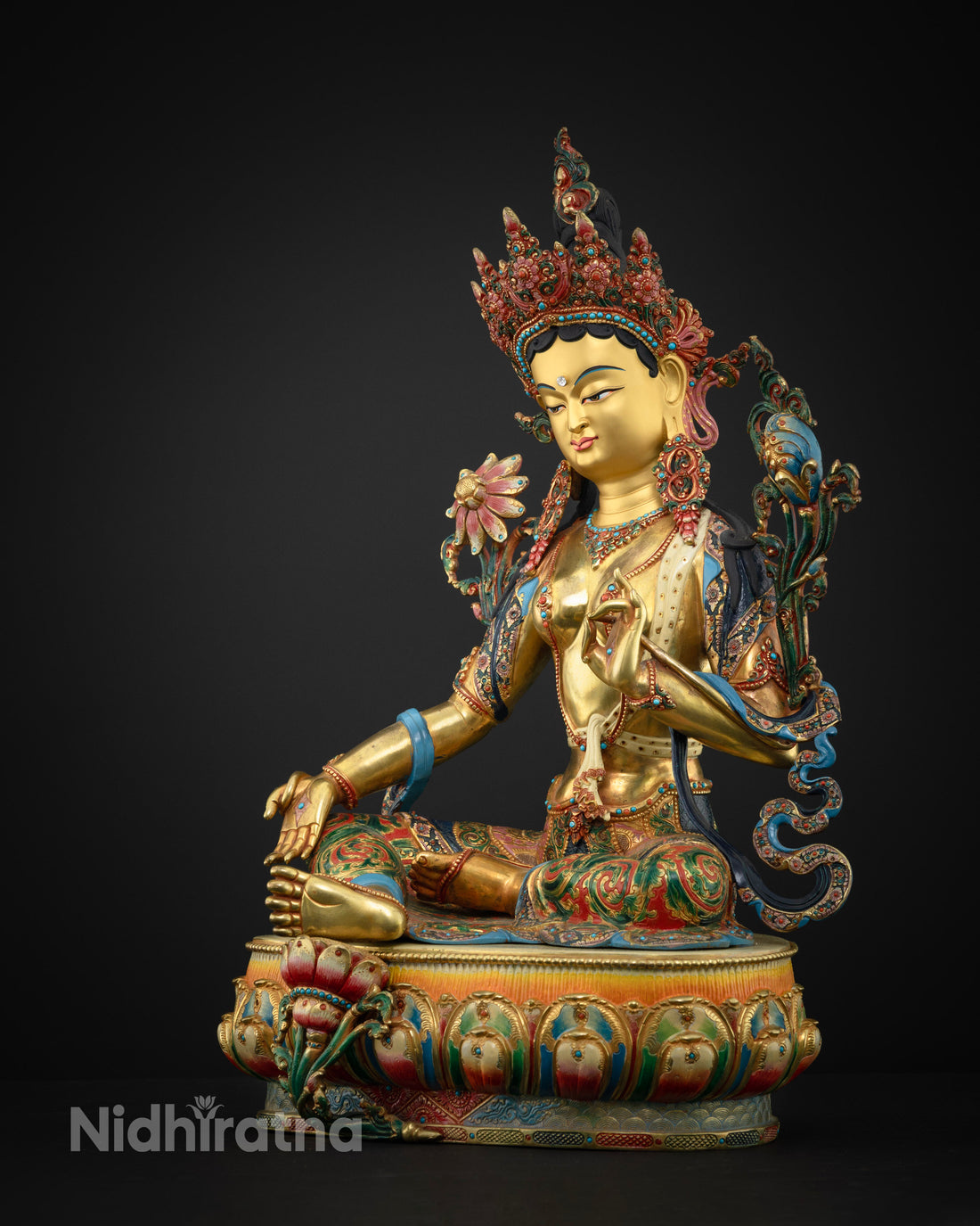 Green Tara Statue: Invoke Healing & Compassion