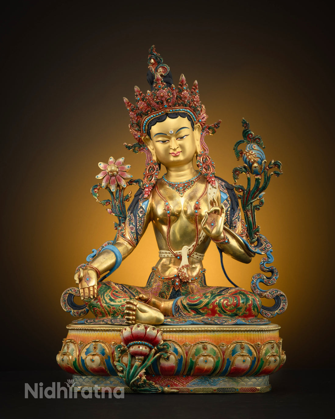 Green Tara Statue: Invoke Healing & Compassion