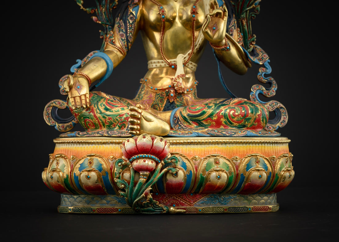 Green Tara Statue: Invoke Healing & Compassion