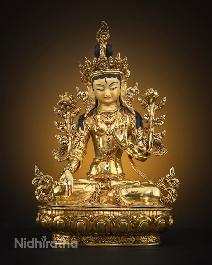 Premium White Tara: The Goddess of Longevity and Serenity