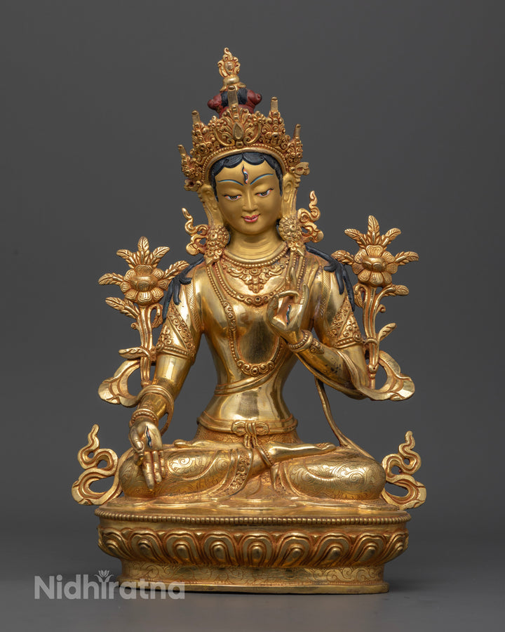 White Tara Statue: Symbols of Longevity and Wisdom