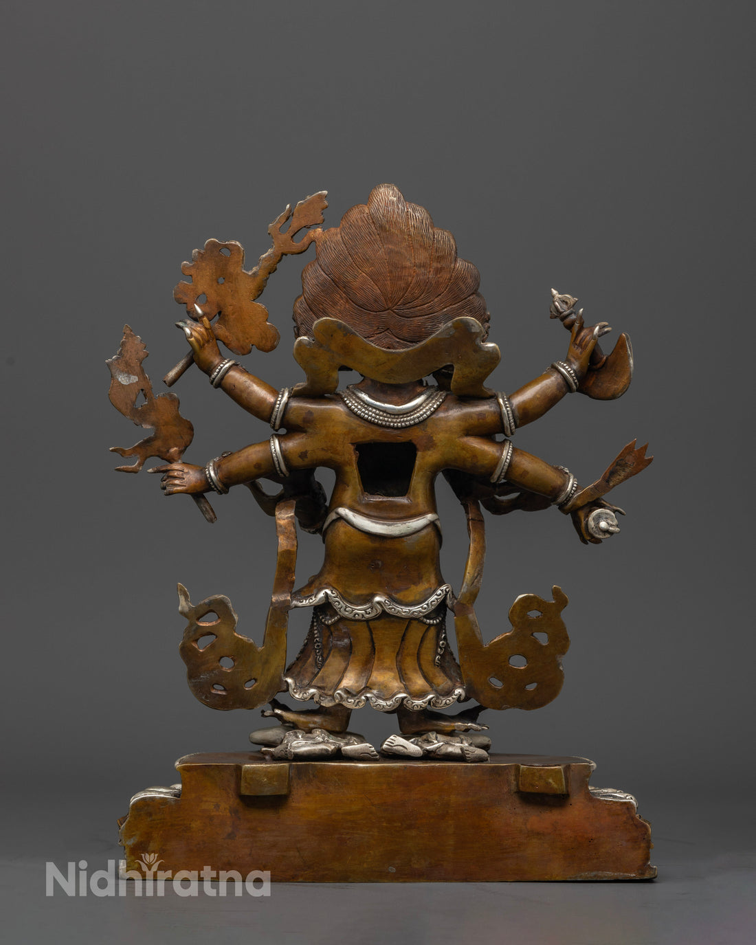 White Mahakala Statue: Divine Guardians of Prosperity