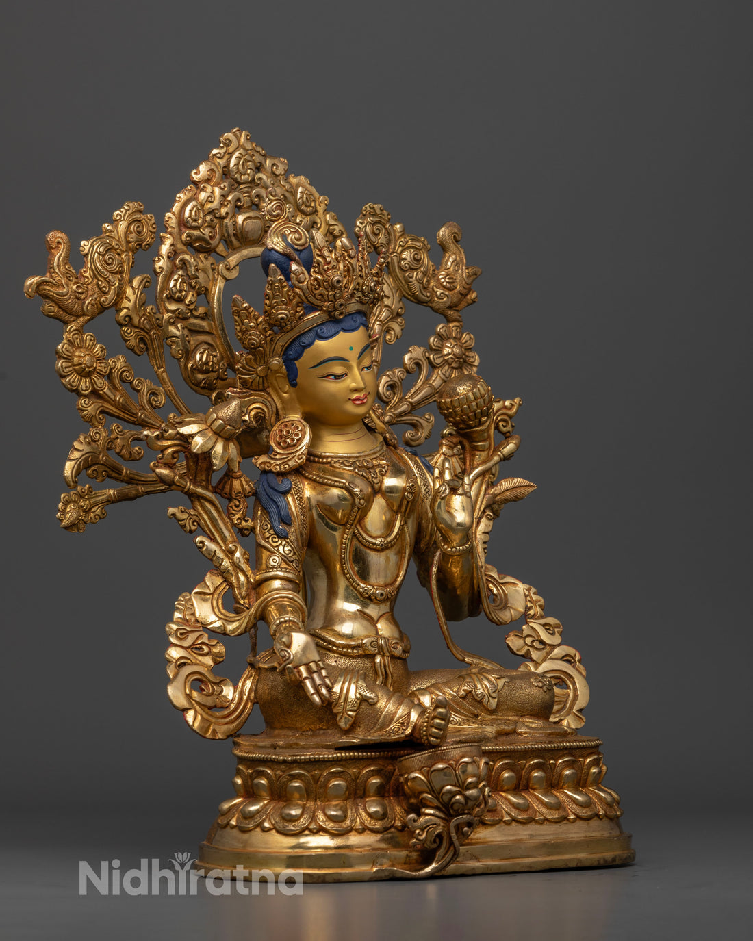 Green tara Pure Land Statue | Embody Compassion