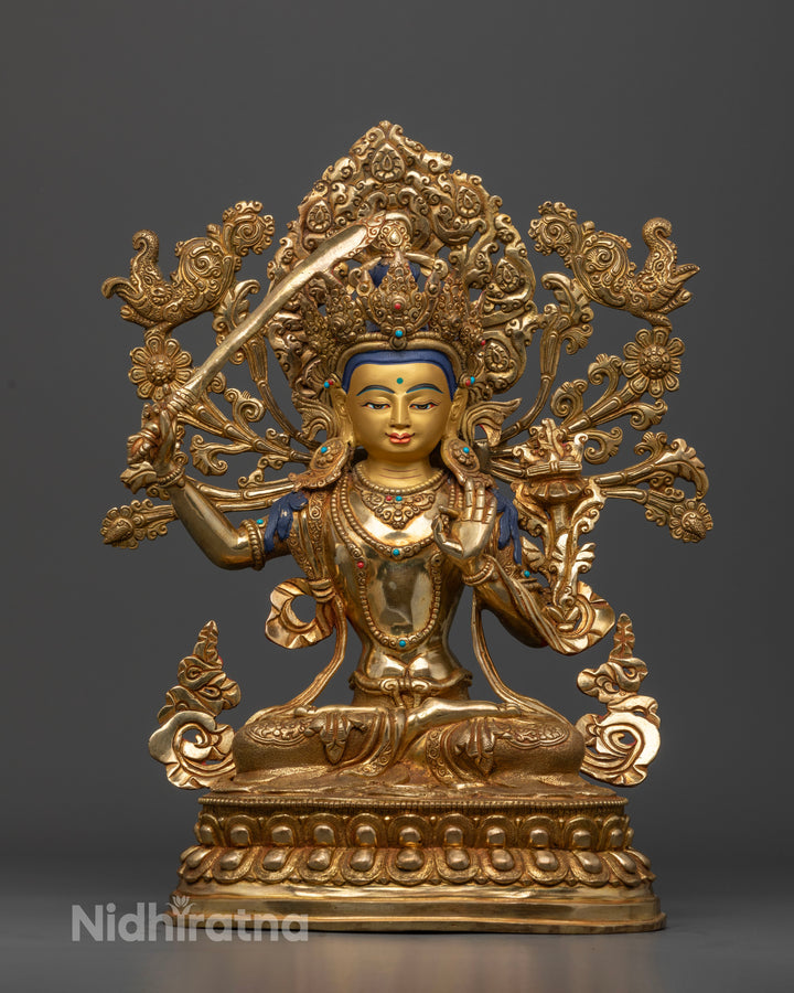 Bodhisattva Manjushri Wenshu Statue