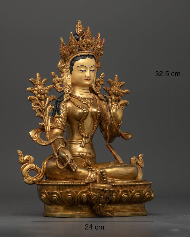 Green Tara: The Dynamic Protector