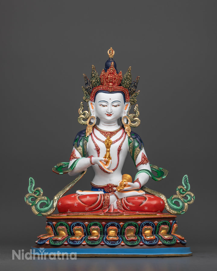 Vajrasattva Statue: Tibetan Buddhist Figurine