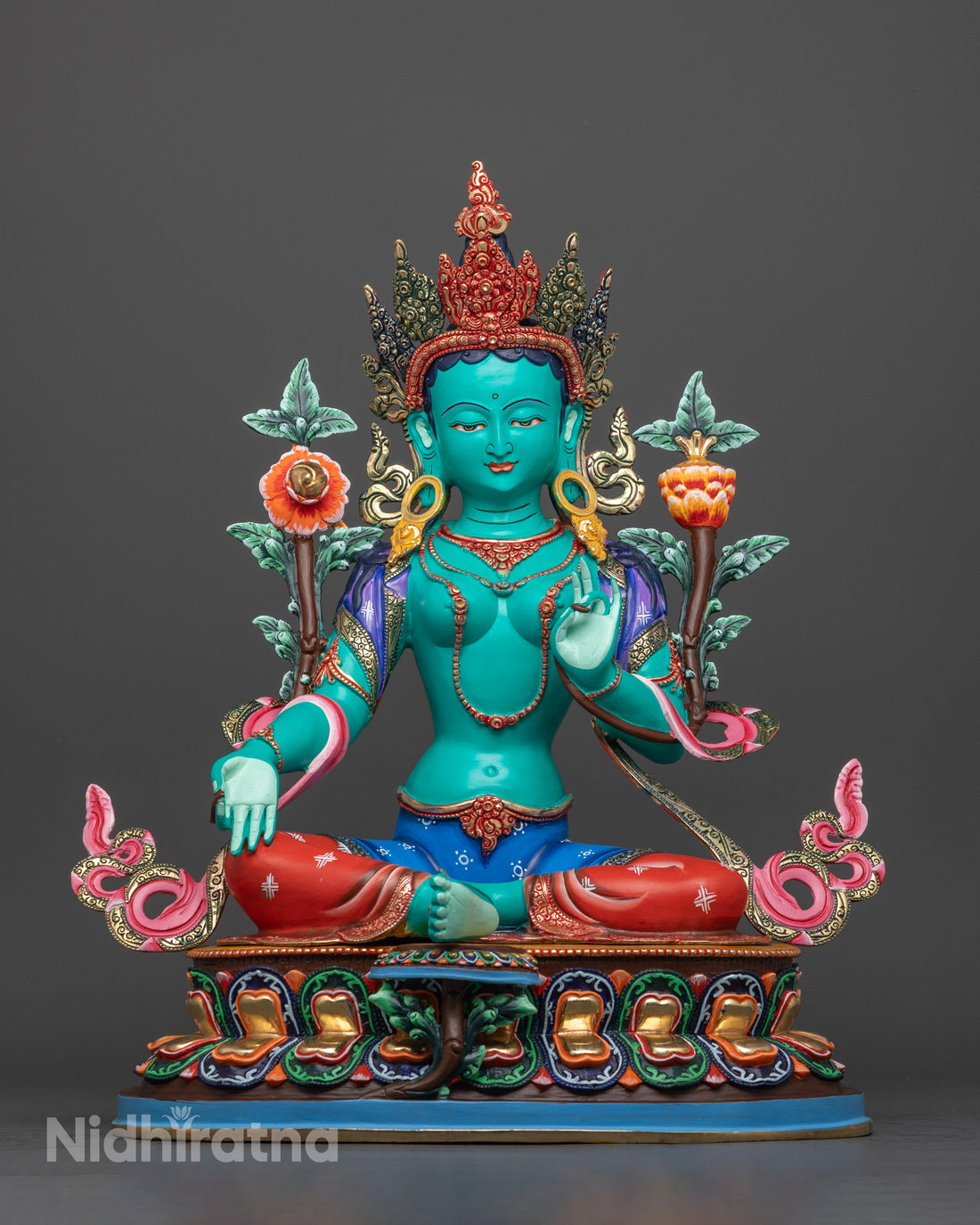 Green Tara Statue: Healing, Prosperity & Protection