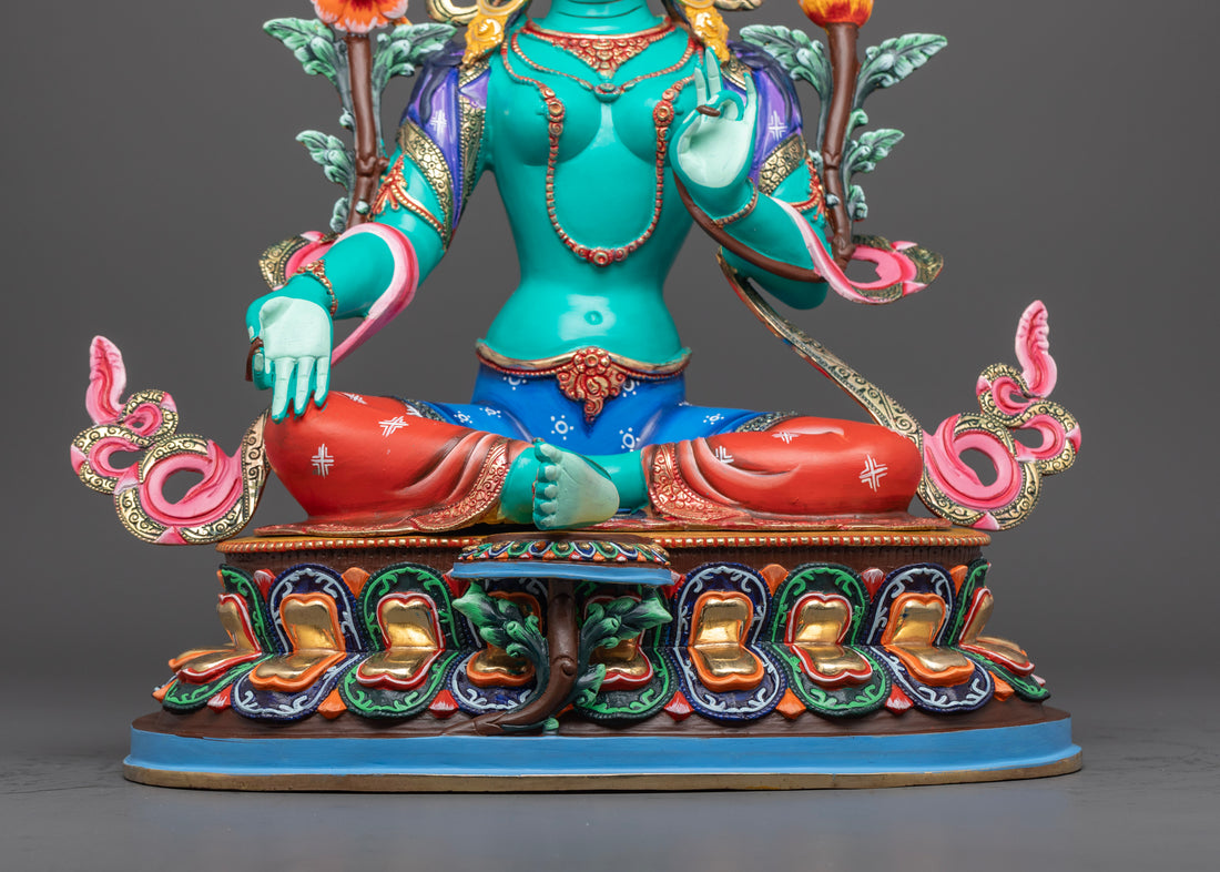 Green Tara Statue: Healing, Prosperity & Protection