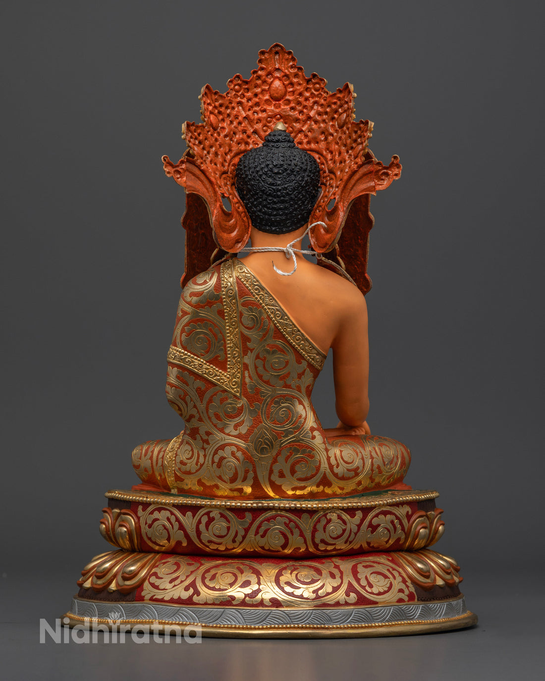 Sacred Vajrayana Crowned Shakyamuni Buddha Statue