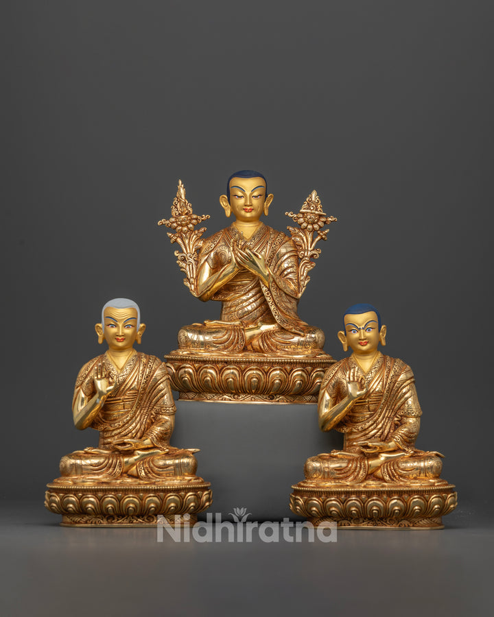 Tsongkhapa: The Sacred Guide in Radiant Gold