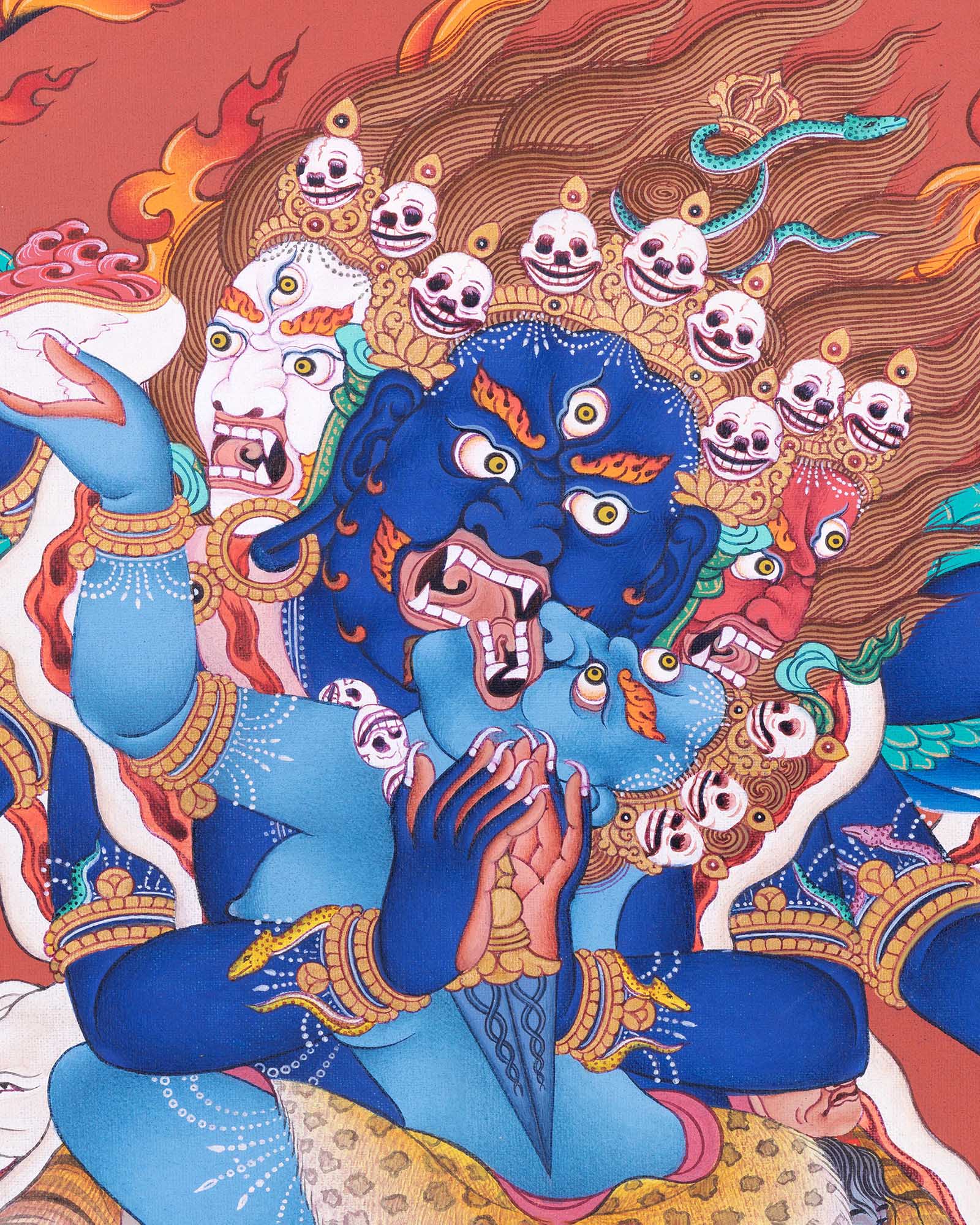 Vajrakilaya Thangka Print