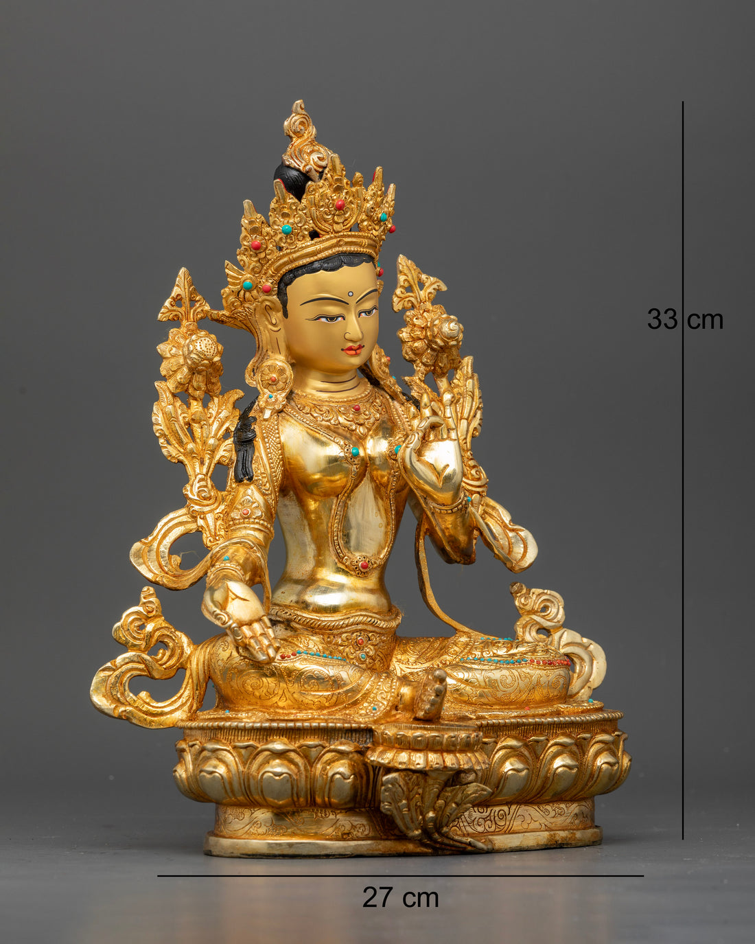 The Sacred Symbolism of the Green Tara Statue