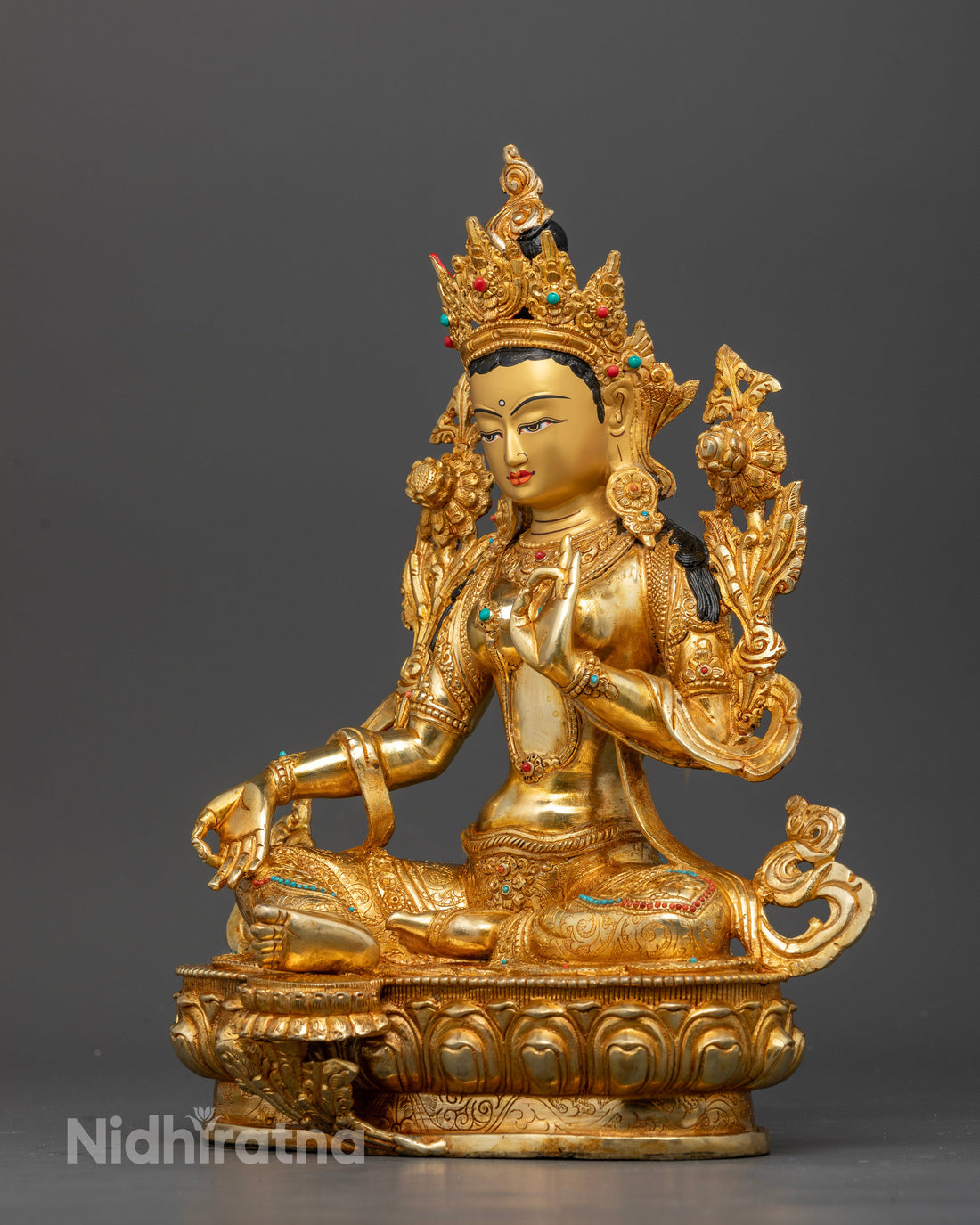 The Sacred Symbolism of the Green Tara Statue