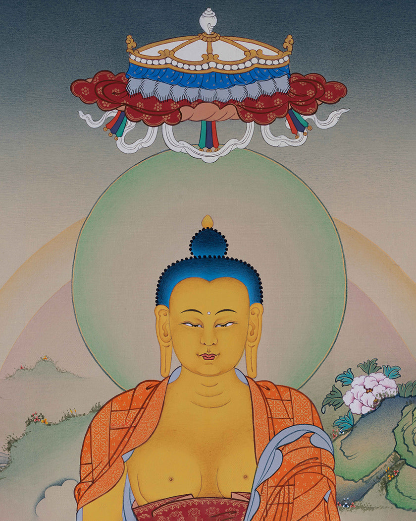 Shakyamuni Buddha Thangka Print