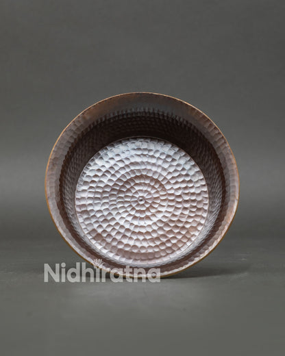 Dzambhala Offering Bowl | Handcrafted Copper Art from Nepal
