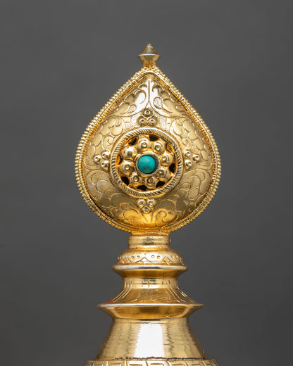 Tibetan Mandala Set | Copper Gold Gilded Ritual Art