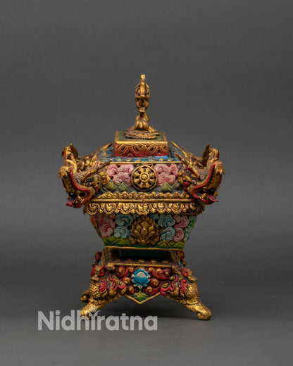 Incense Burner for Ritual and Meditation Space