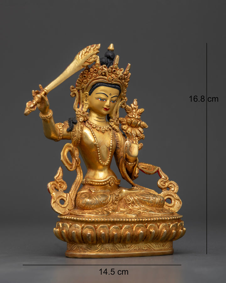 The Divine Intellect: Manjushri Statue