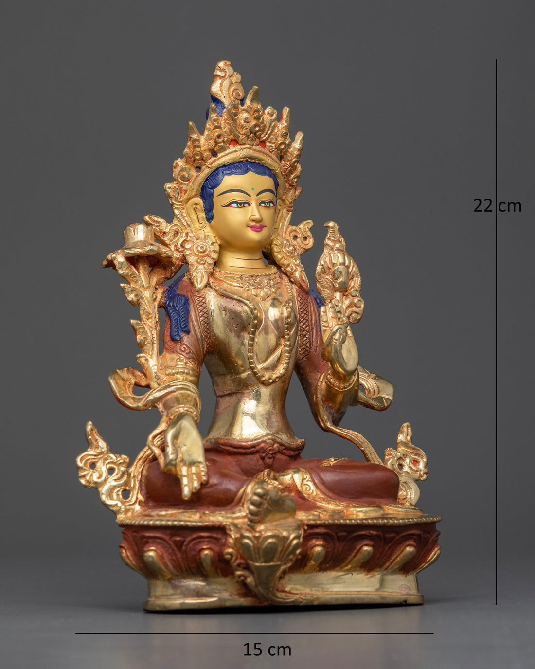 Empowering Wisdom: The Green Tara Figurine