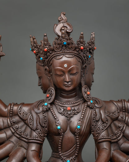 21 Tara Statue Set | Emanations of Tara from Surya Gupta Tradition
