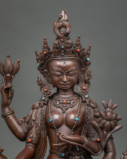 21 Tara Statue Set | Emanations of Tara from Surya Gupta Tradition