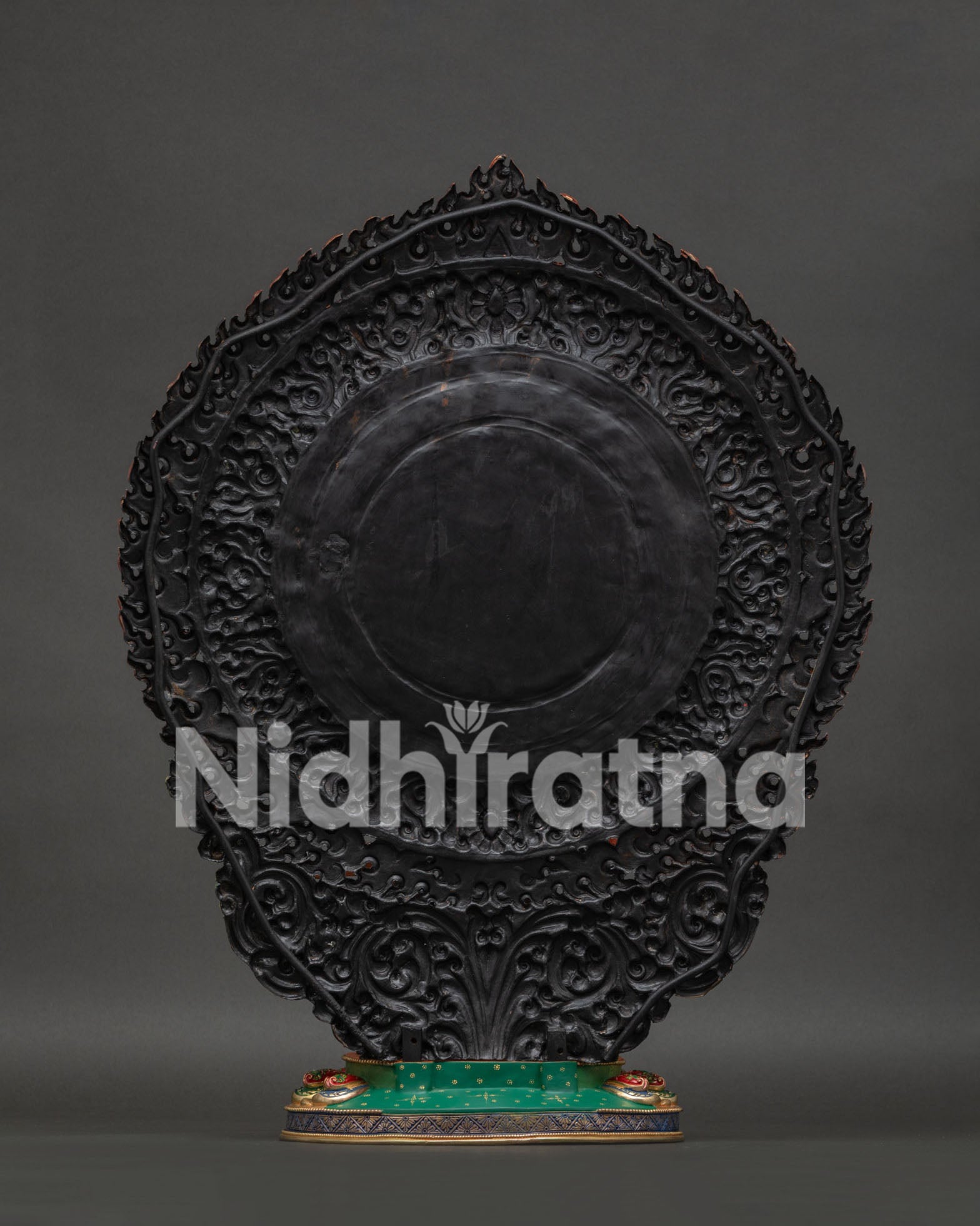 23 inch Troma Nagmo statue back view intricate handcrafted details