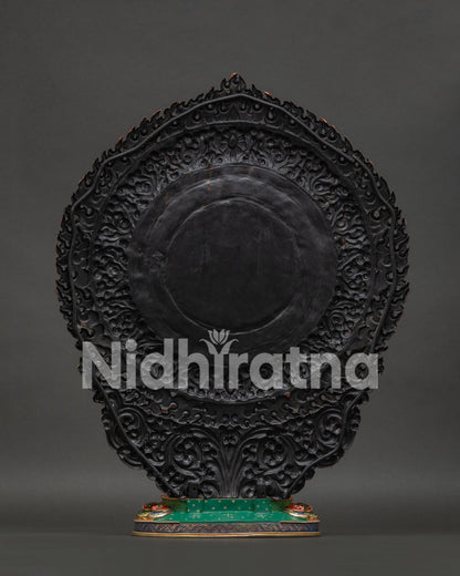 23 inch Troma Nagmo statue back view intricate handcrafted details