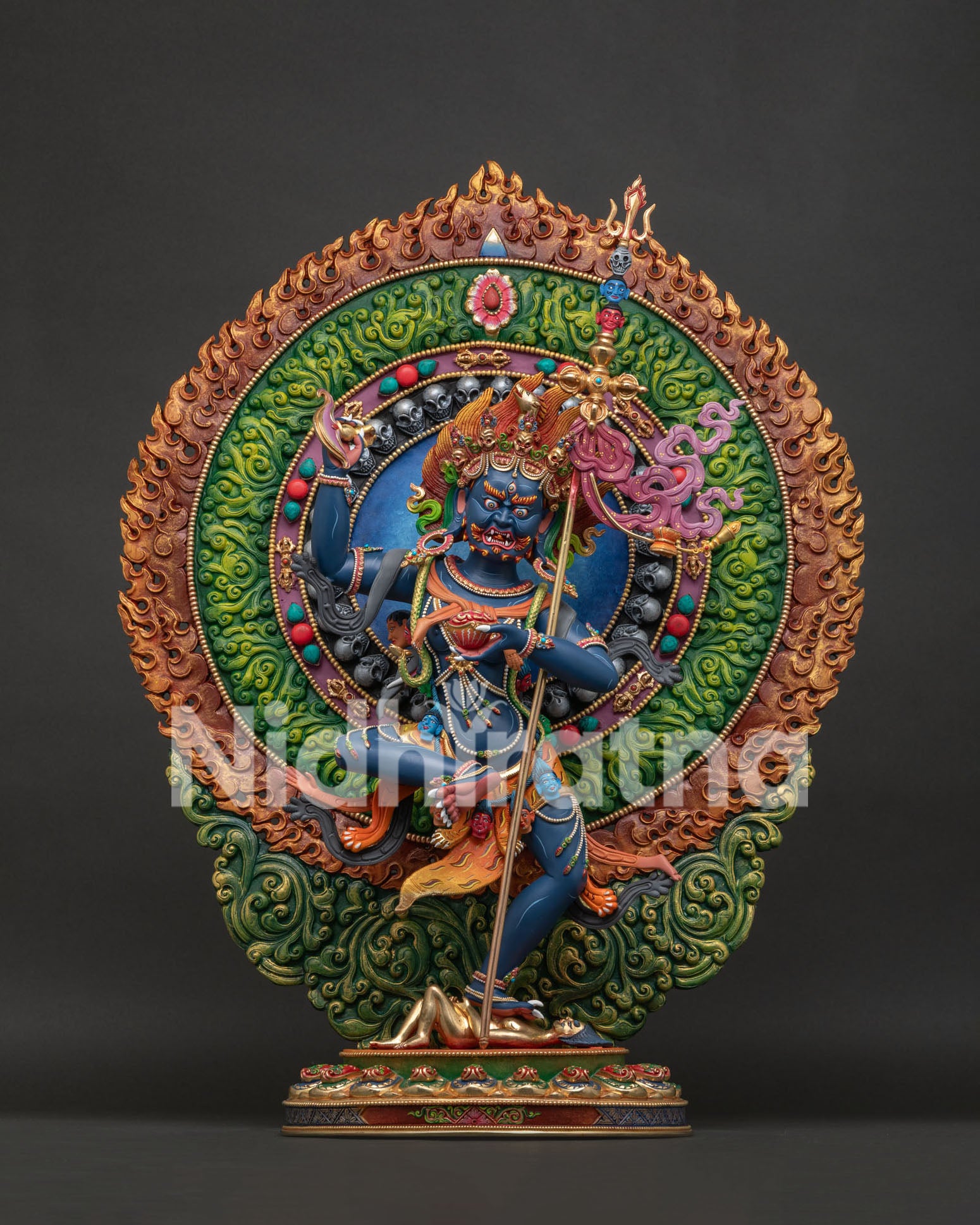 23 inch Troma Nagmo statue front view Nepalese Buddhist sculpture