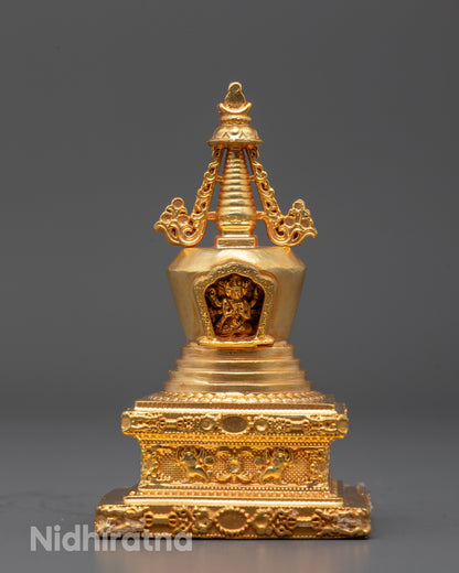 24k Gold Plated Namgyalma Stupa from Nepal 