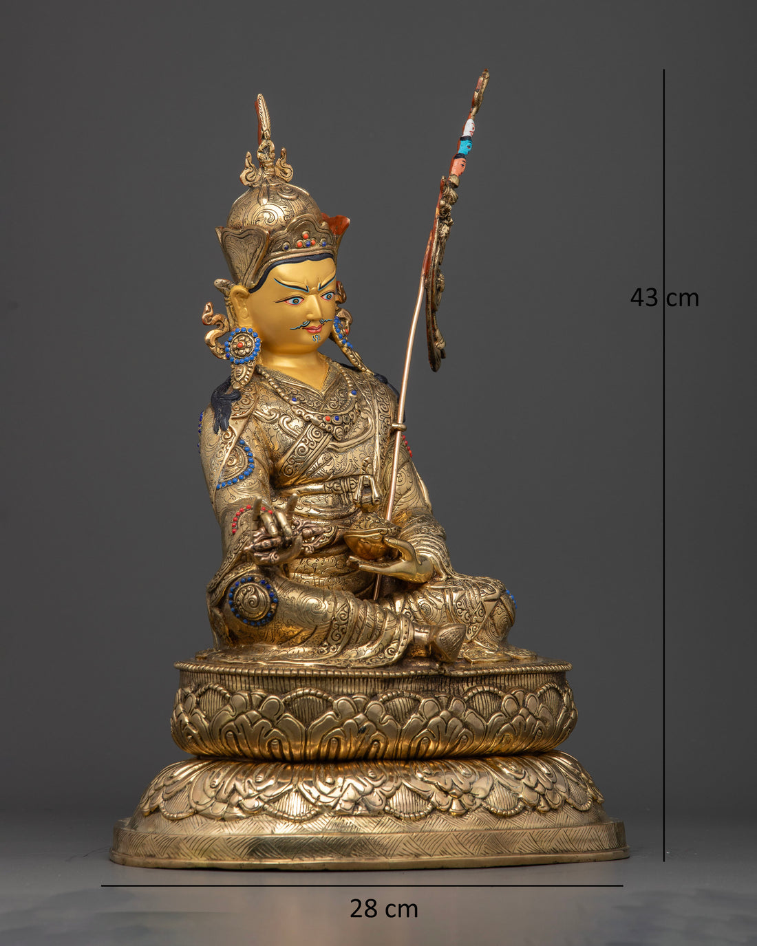 The Sacred Protector: Guru Rinpoche Statue