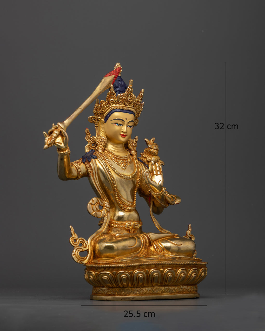 Manjushri Bodhisattva Statue: Embodiment of Wisdom