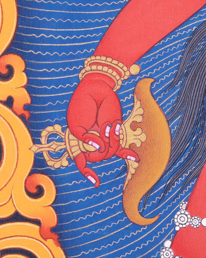Red Dakini Vajrayogini Thangka Print – Vajrayana Art Nepal