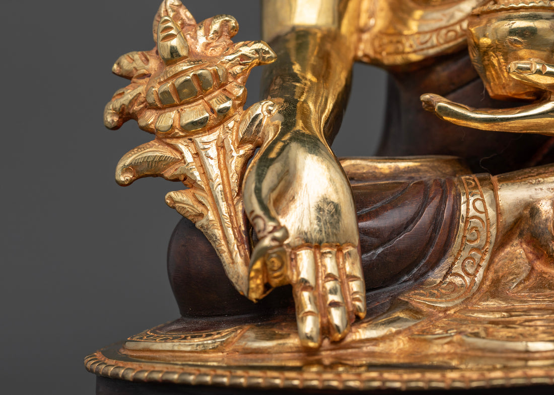 Oxidized Copper Medicine Buddha Statue: The Radiant Healer of Body and Soul