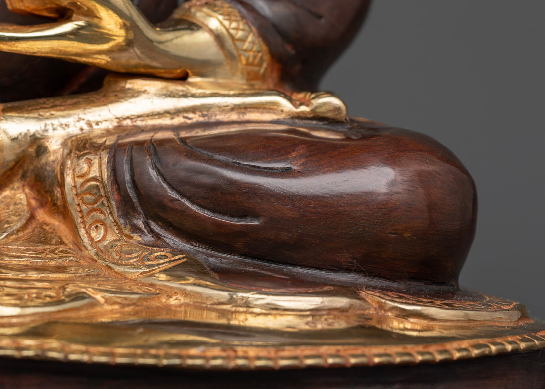 Oxidized Copper Medicine Buddha Statue: The Radiant Healer of Body and Soul