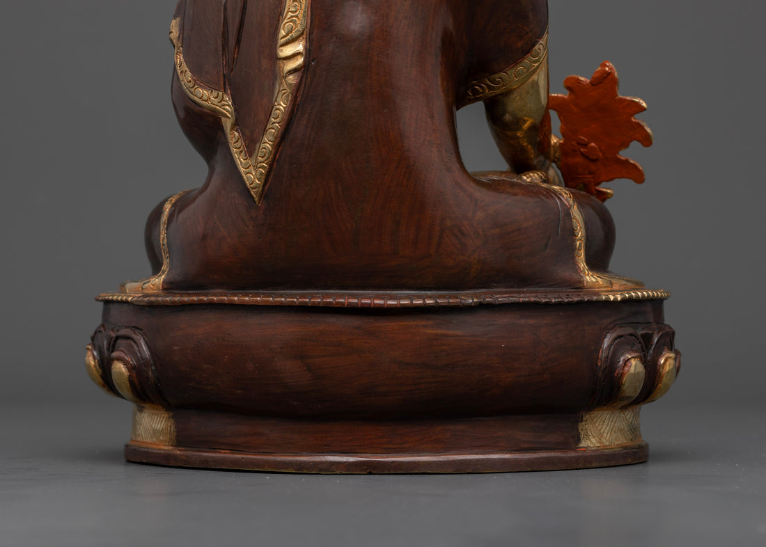 Oxidized Copper Medicine Buddha Statue: The Radiant Healer of Body and Soul