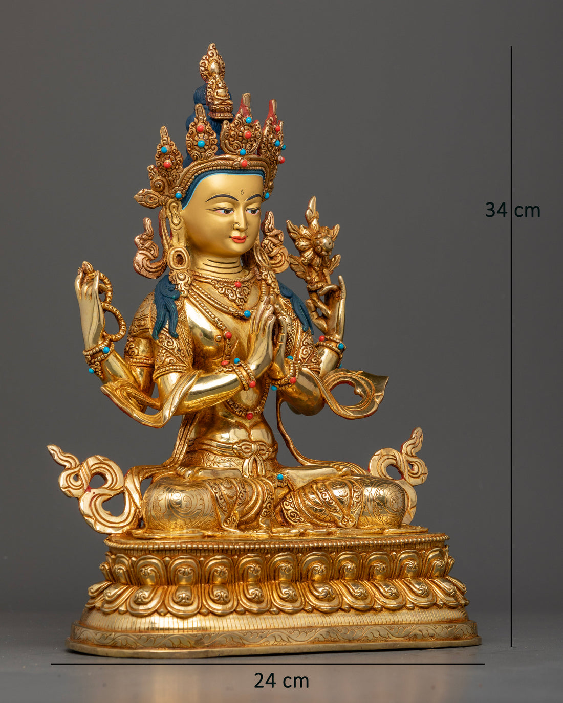 Chenrezig Avalokiteshvara Statue: The Radiant Embodiment of Infinite Compassion