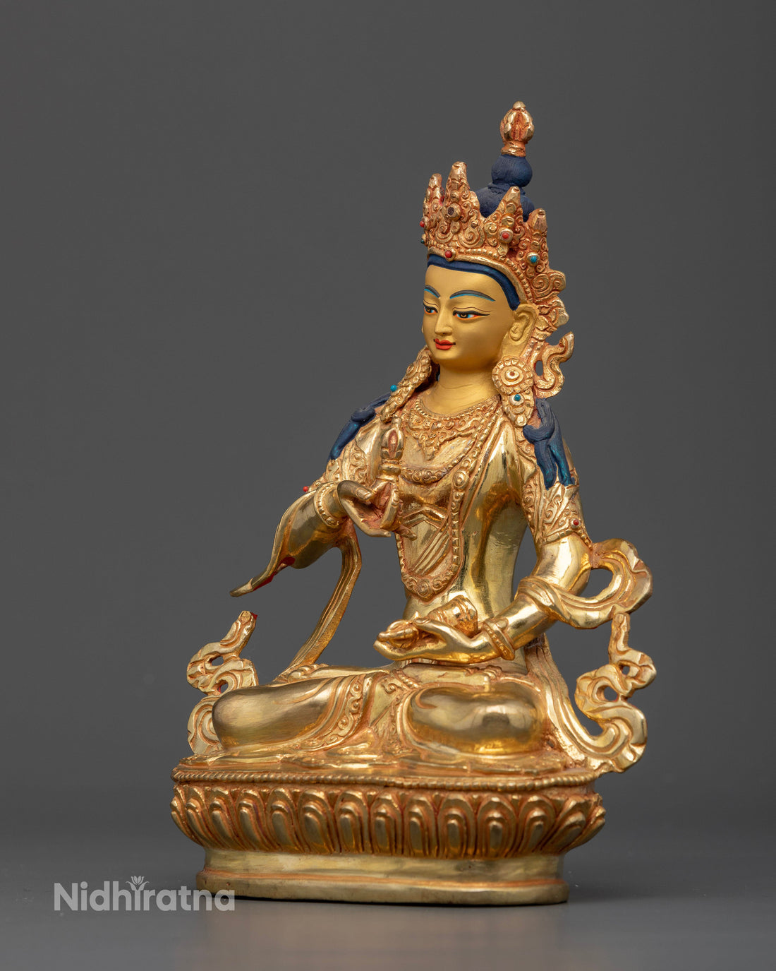 Vajrasattva: The Purifier in Gold Gilded Splendor