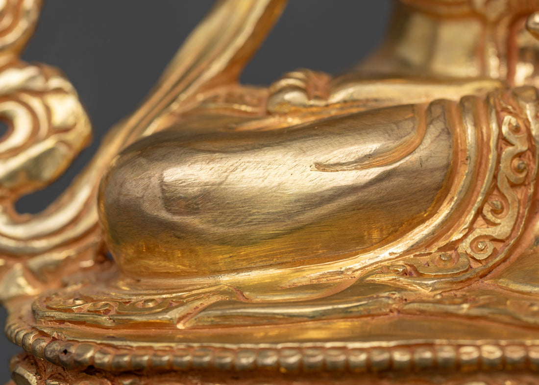 Vajrasattva: The Purifier in Gold Gilded Splendor