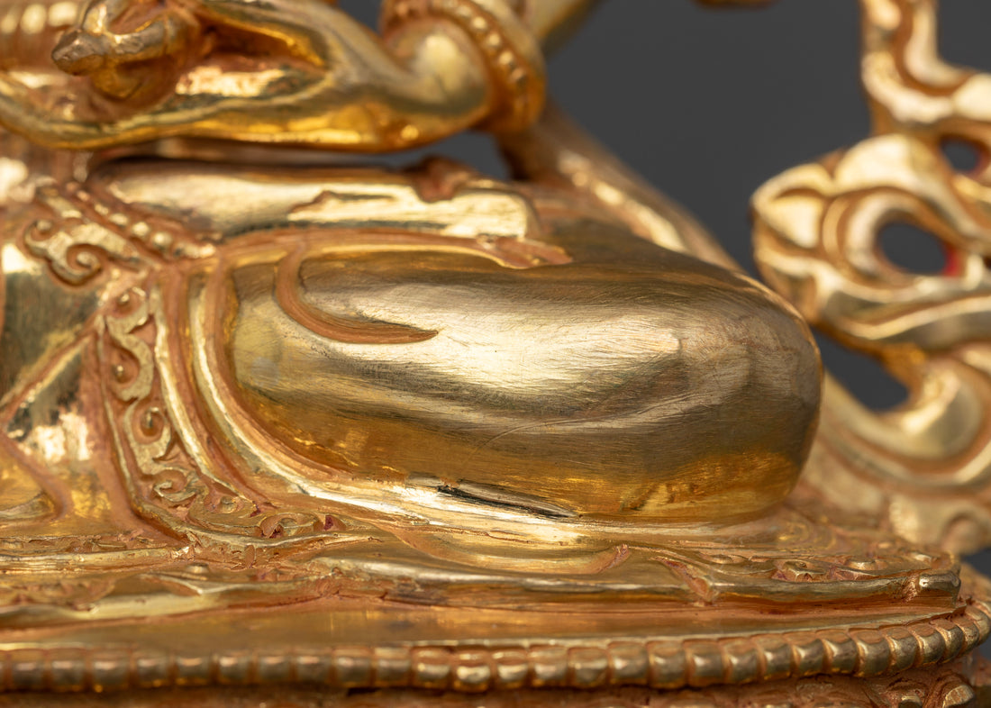 Vajrasattva: The Purifier in Gold Gilded Splendor