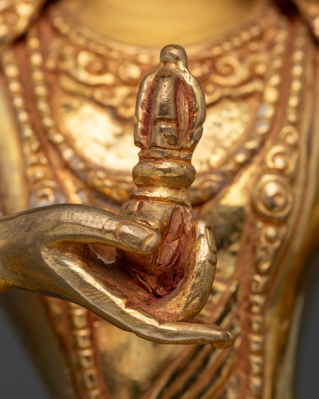 Vajrasattva: The Purifier in Gold Gilded Splendor