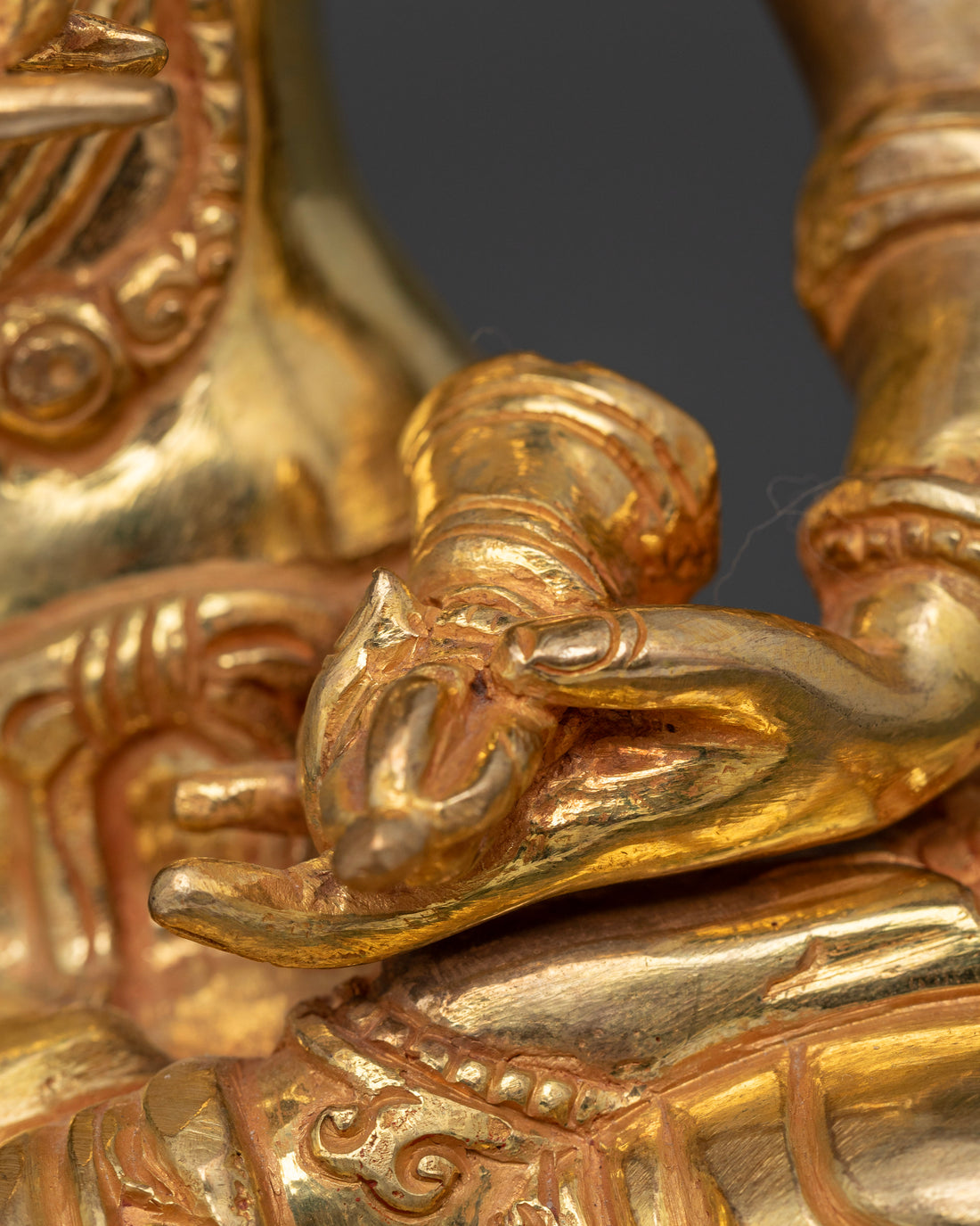 Vajrasattva: The Purifier in Gold Gilded Splendor