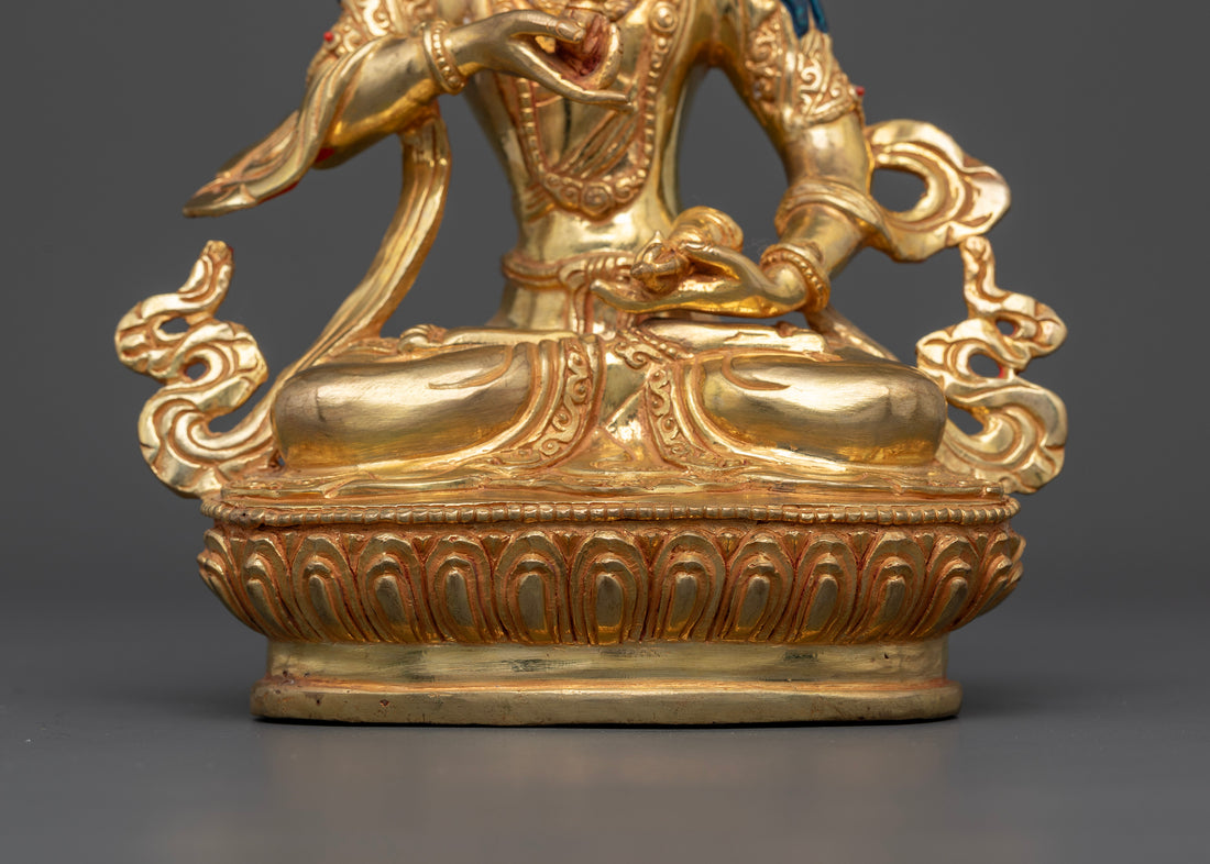 Vajrasattva: The Purifier in Gold Gilded Splendor